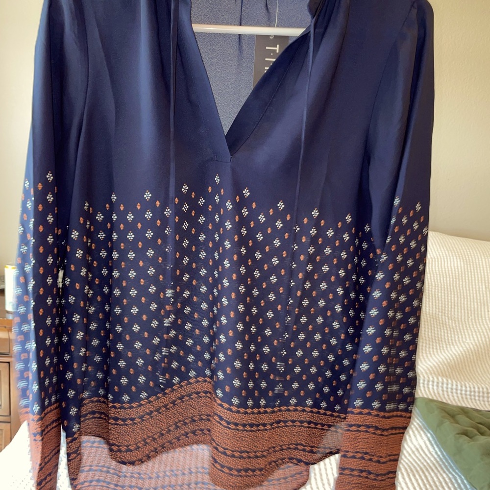 NWT V Neck Blouse
